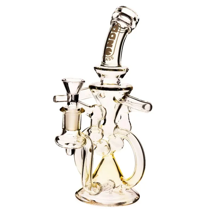 Daze Glass 9″ Fumed Recycler Bong