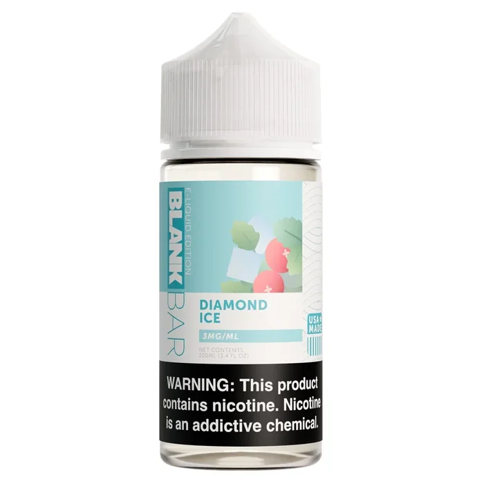 Diamond Ice – BLANK BAR 100mL Freebase E-Liquid