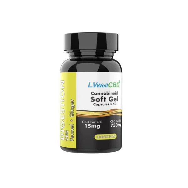 Digestion 750mg CBD Soft Gel Capsules