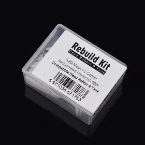 DIY Rebuild Kit for Dead Rabbit R Tank – 0.2ohm Mesh Wire & Cotton Set