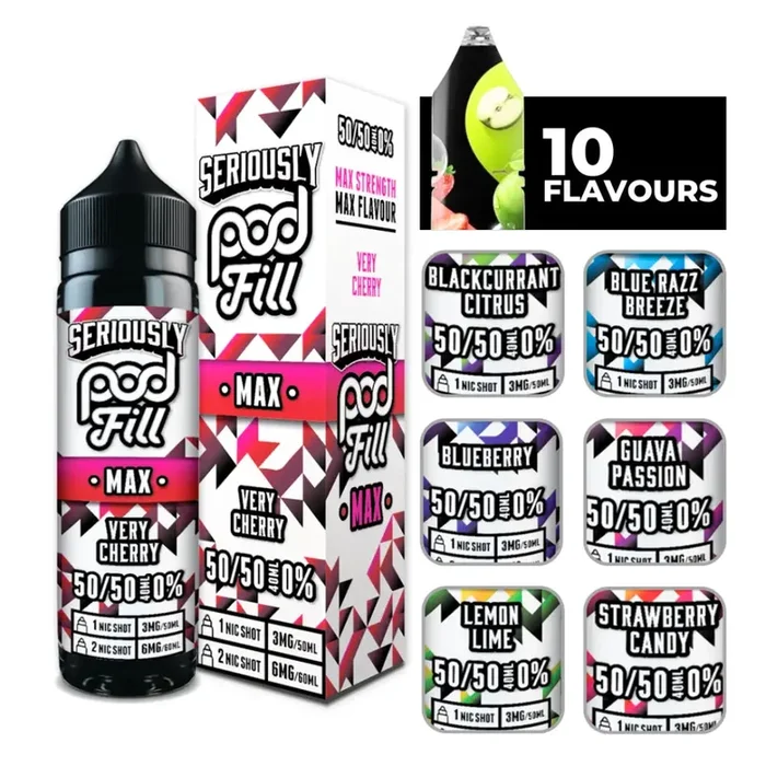 Doozy pod fill max very cherry 40ml e-liquid