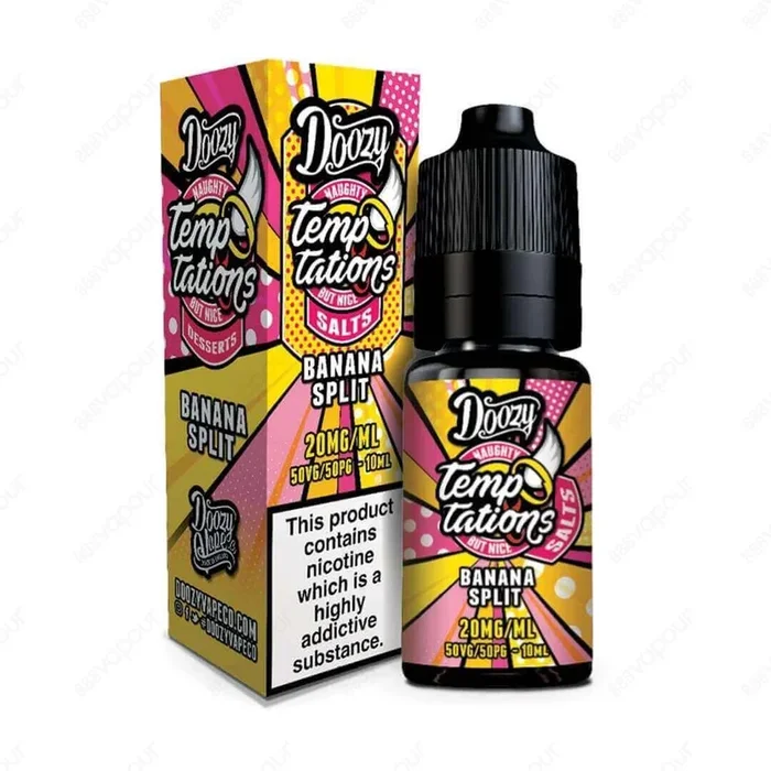 Doozy Temptations Banana Split Salt E-Liquid