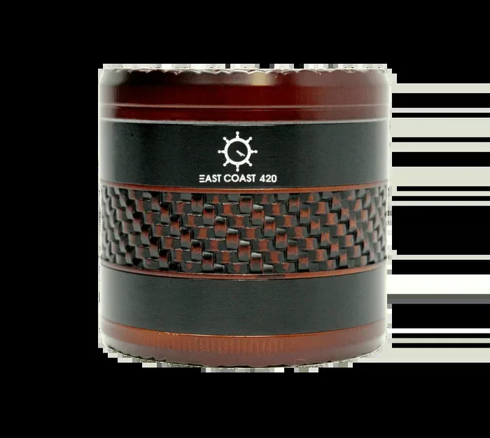 EC420 Weaving Wood Style 63mm 4 Piece Grinder – Black