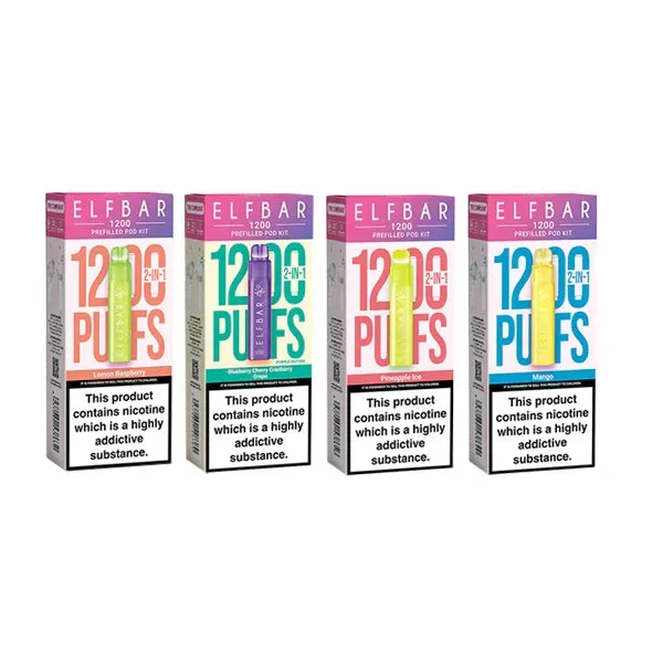 ELF Bar – 1200 Prefilled Pod Kit 1200 Puffs 20mg
