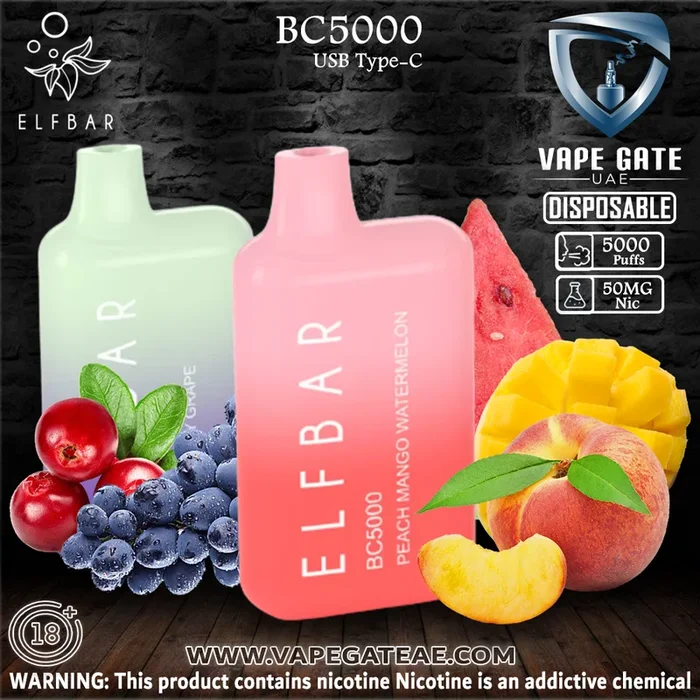 ELF Bar BC5000 Puffs Disposable Pod Device