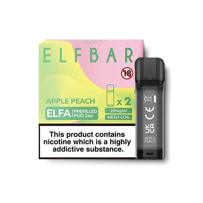 Elf Bar ELFA Apple Peach Pods (2 Pack)