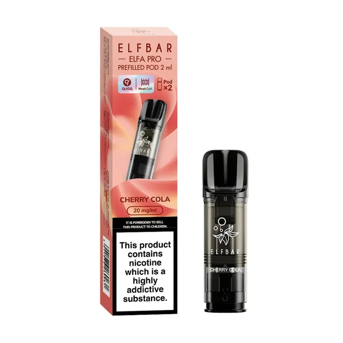 Elf Bar ELFA Pro Cherry Cola Pods (2 Pack)