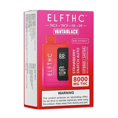 ELF THC Vantablack Blend THC8000 Disposable – 1PC