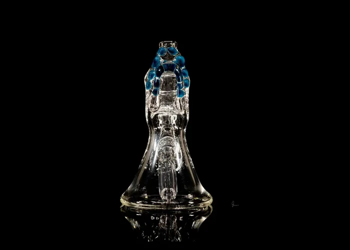 Enuff Glass – Trex Beaker Clear W/Colored Teeth
