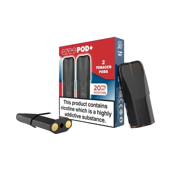Ezee – POD+ Tobacco Replacement Prefilled Pod 2ml 1200 Puffs – 2 Pcs 20mg