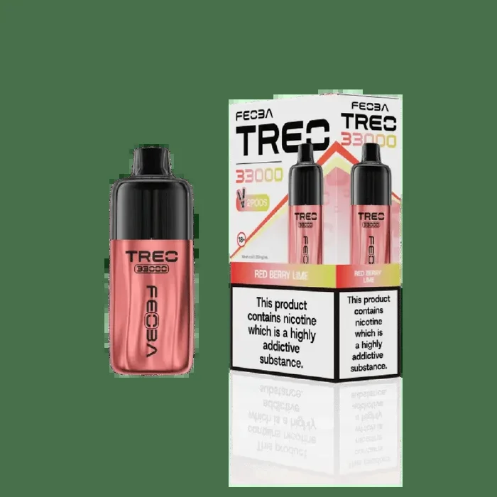 Feoba Treo 33000 Prefilled Pod Red Berry Lime
