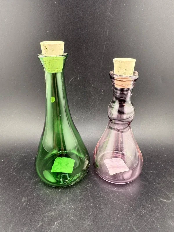 Filla John Cork Potion Jars – Pink & Green