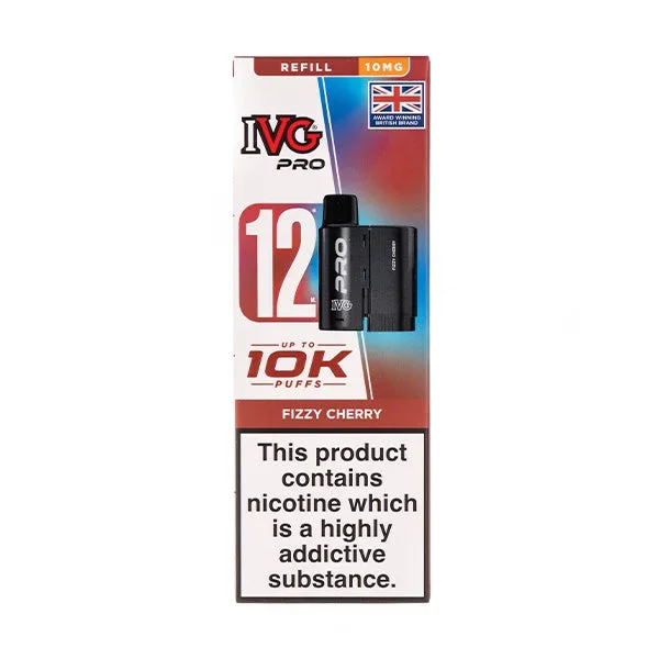 Fizzy Cherry Pro 12 Prefilled Pod + Refill by IVG (10mg)