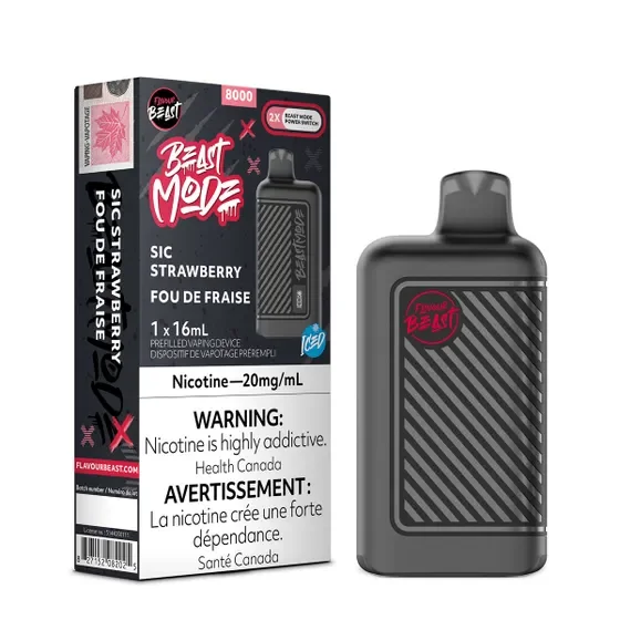 Flavour Beast Mode 8000 – Sic Strawberry Iced