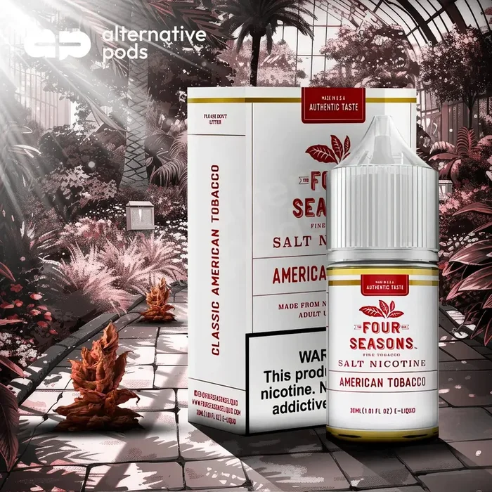 Four Seasons Fine Tobacco Salt Nicotine E-Liquid 30ML