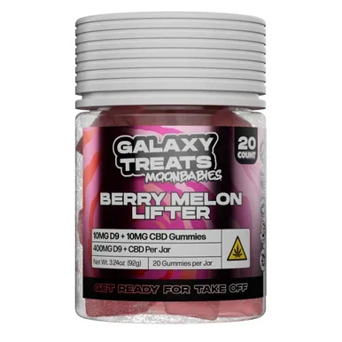 Galaxy Treats Moon Babies D9 CBD Gummies 400MG