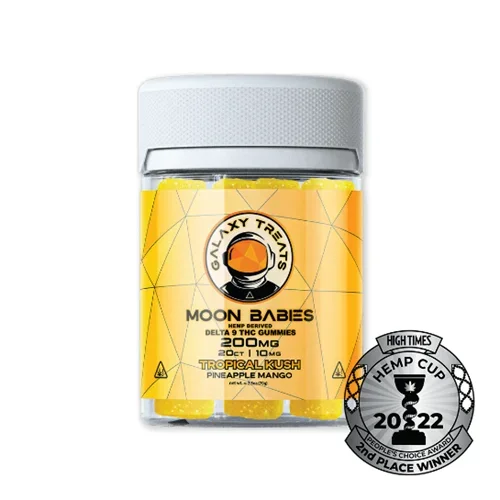 Galaxy Treats Moon Babies Tropical Kush Delta 9 Gummies – 200mg