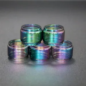 Geekvape Z Zeus X , Zeus X Mesh , Z Fli, Z Subohm, ZX, Z Tank SE Tank RTA Atomizer Replacement Rainbow Multicolor Fat Vape Glass Tank Tube