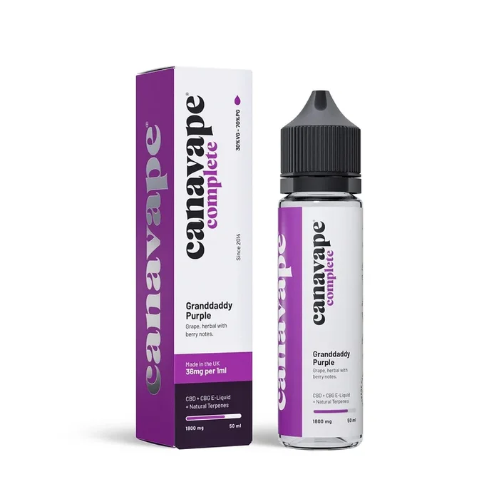 Granddaddy Purple CBD eLiquid 50ml 1800mg
