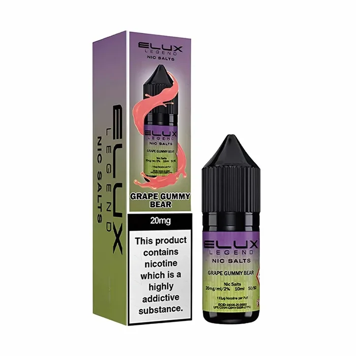 Grape Gummy Bear Elux Legend Nic Salt E-liquid