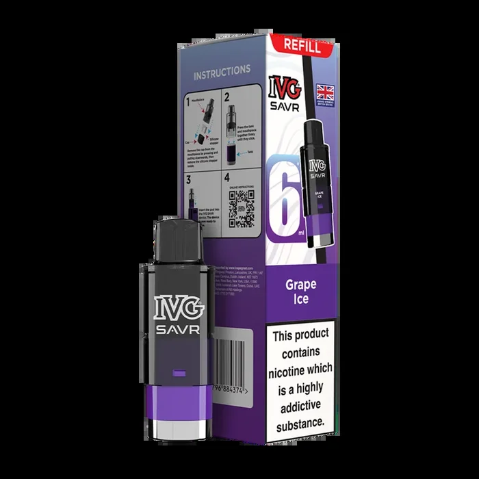 Grape Ice IVG SAVR Refill Pack