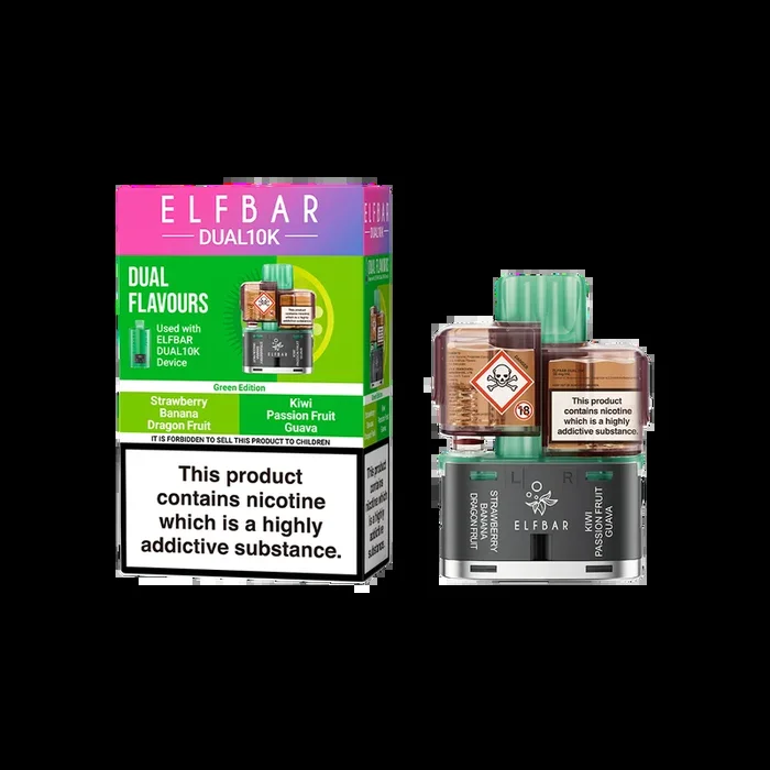 Green Edition Elfbar Dual 10k Refill Pack