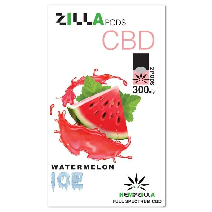 Hempzilla Watermelon Ice CBD Pods