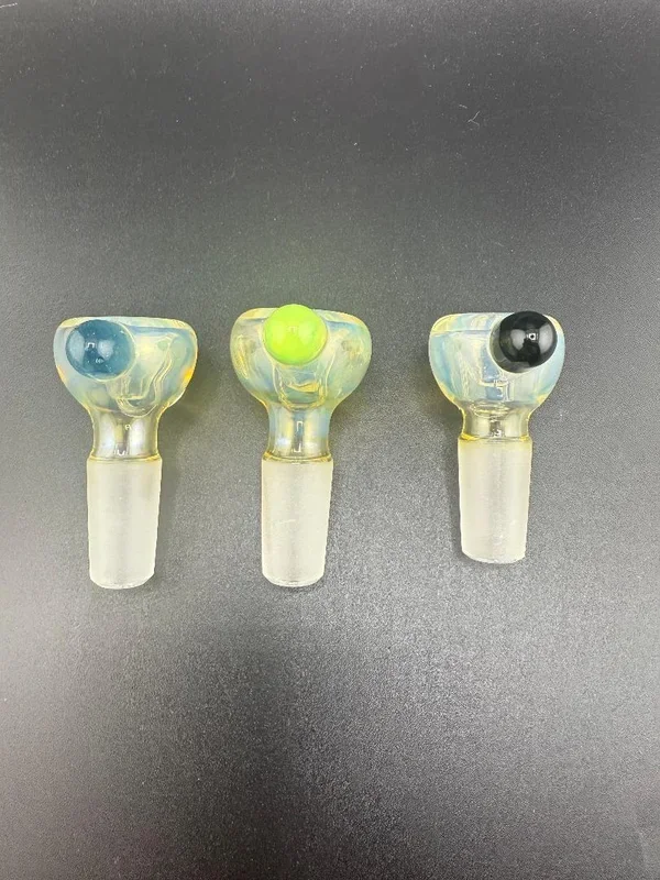 Highgrade Glass Single Color Fumed 14mm Bowl piece