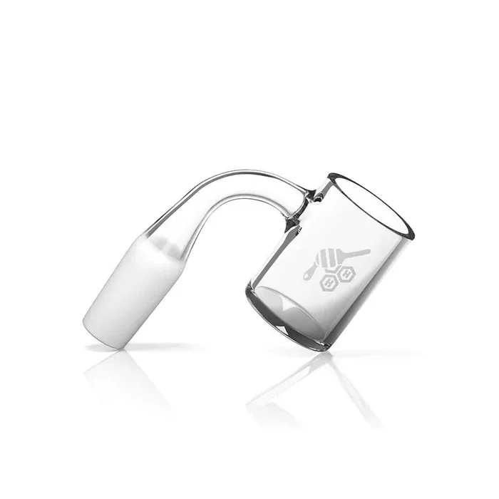 HONEYBEE HERB FLAT TOP ORIGINAL QUARTZ BANGER – 90° DEGREE- 14MM