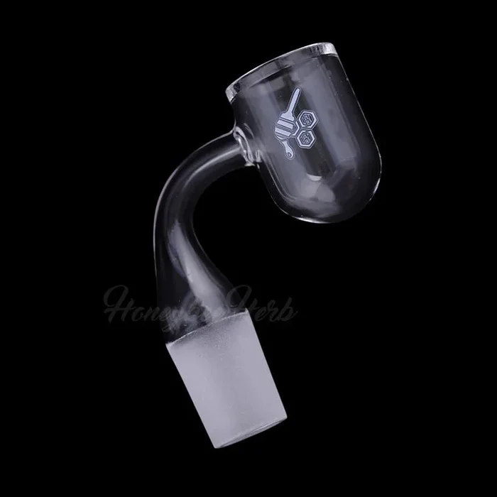 HONEYBEE HERB HONEY BEVEL BOWL QUARTZ BANGER- 90° DEGREE- 18MM