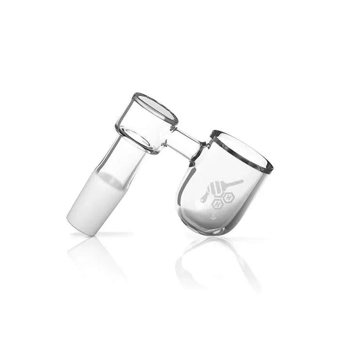 HONEYBEE HERB HONEY BEVEL BOWL SIDECAR QUARTZ BANGER – 90° DEGREE 14MM