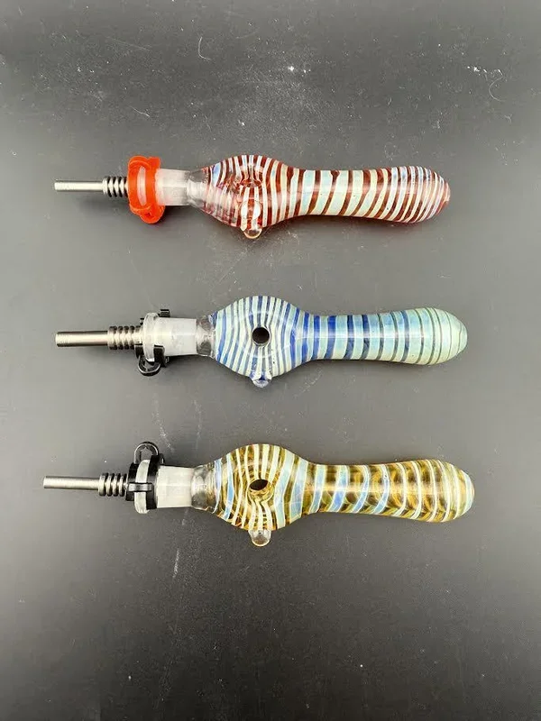 Import Glass Nector Collector w/ Titanium Tip