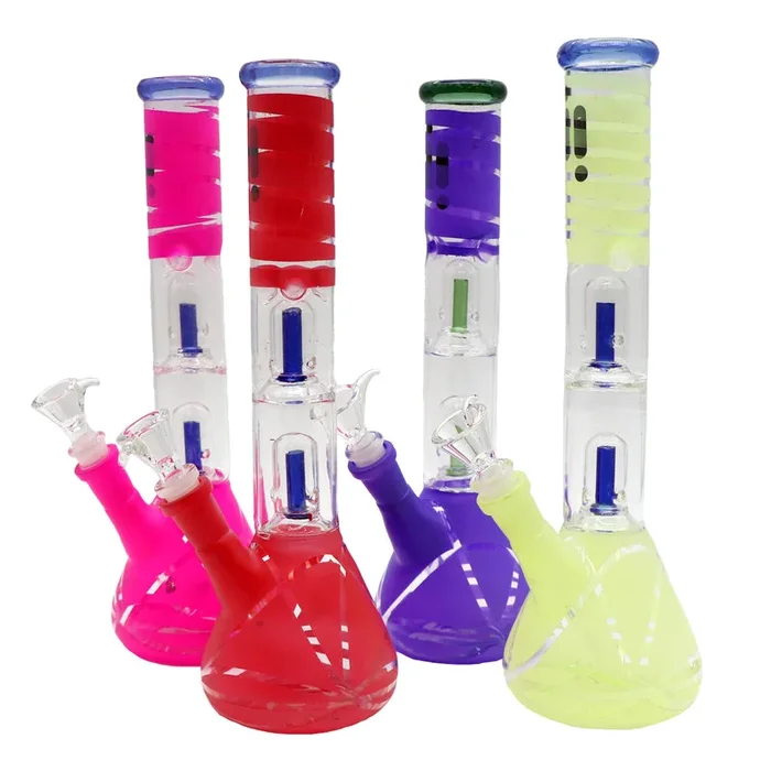 Infyniti 12″ Water Bong with Double Splashguard and Ice Catcher