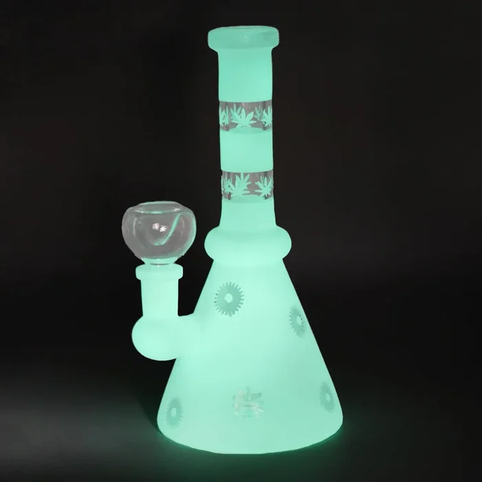 Infyniti 8″ Glow in the Dark Printed Bong