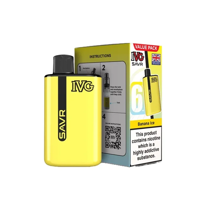 IVG – SAVR Prefilled Pod Vape Kit 3000 Puffs 20mg