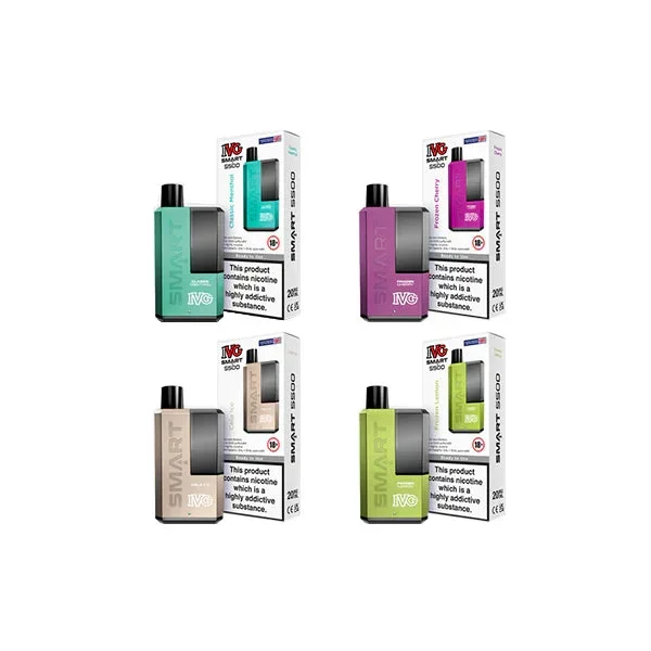 IVG – Smart 5500 Disposable Rechargeable Vape Kit 5500 Puffs 20mg