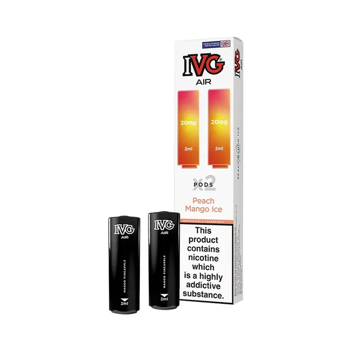 IVG Air Pods Peach Mango Ice (2 Pack)
