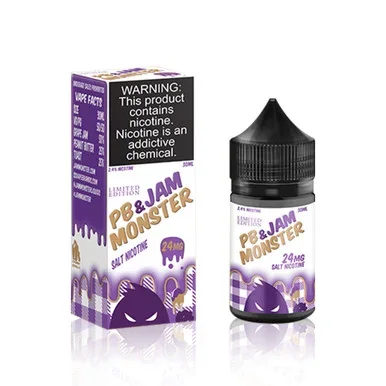 Jam Monster Salt E-Liquid – PB&Jam Monster (Limited Edition) – 30ml
