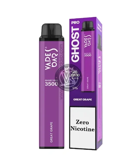 جهاز Vape Bars Ghost Pro 3500 Puffs 0mg يمكن التخلص منه