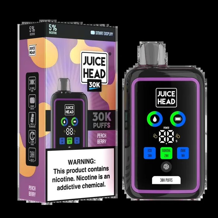 JUICE HEAD 30K – Peach Berry