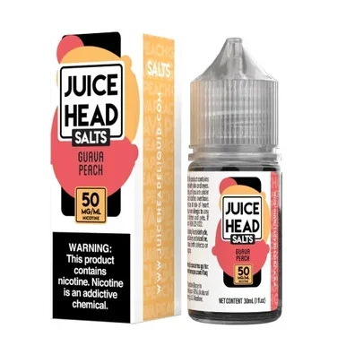 Juice Head Salt E-Liquid – Guava Peach – 30ml