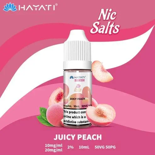 Juicy Peach Nic Salt 10ml