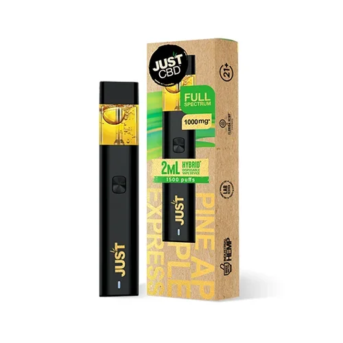 JustCBD 1000mg Pineapple Express Disposable Vape Device – 1PC