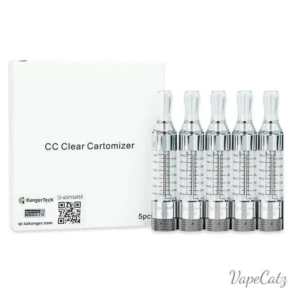 KangerTech T3S Clear Cartomizer Tank – 5 pack