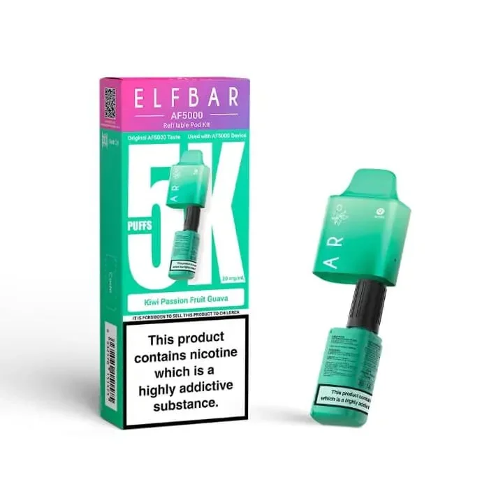 Kiwi Passionfruit Guava – Elf Bar AF5000 Refill Pods