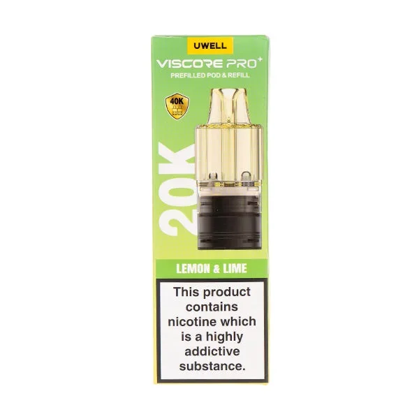 Lemon & Lime Viscore Pro Plus Prefilled Pods by UWELL