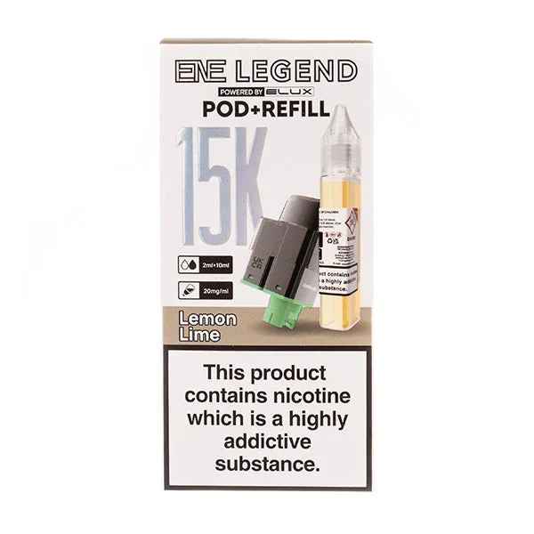 Lemon Lime ENE Legend 15K Prefilled Pod + Refill by Elux
