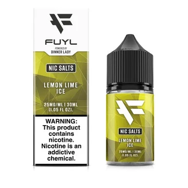 Lemon Lime Ice Salts 30ml E-Juice | FUYL By Dinner Lady