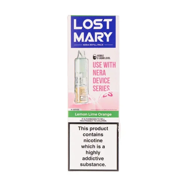 Lemon Lime Orange Nera 15k Pureview Prefilled Pod + Refill by Lost Mary