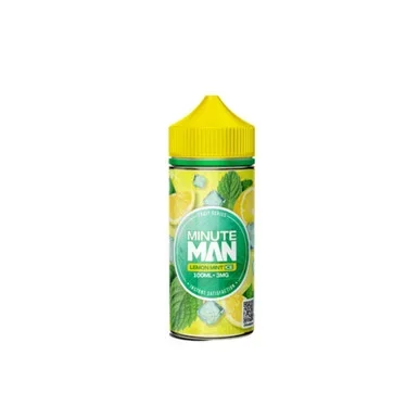 Lemon Mint Ice 100ml E-Juice | Minute Man